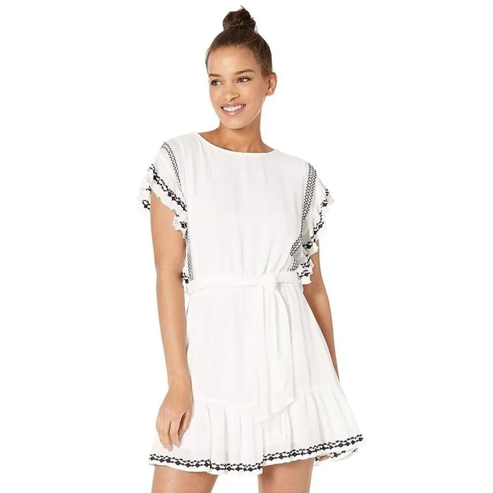 Free People | Weekend Brunch Dress | Ivory/Black